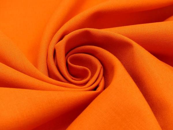 Baumwolle Uni Orange